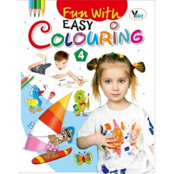 كراسة تلوين للاطفال ايزي 4 متعة التلوين الذكي ورق فاخر 16 Easy coloring VI-049
